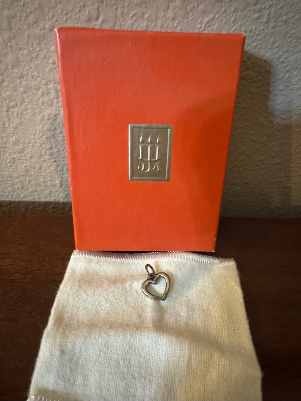 Heart Pendant Charm in Gold-Tone
